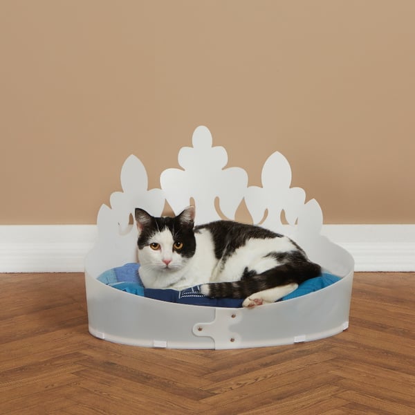 Κρεβατάκι για κατοικίδια King and Queen small blue 51x44x35 cm